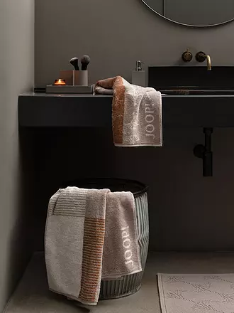 JOOP | Serviette 50x100cm DIVEDED DOUBLEFACE Pierre | beige